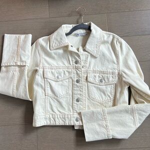 Zara stitched denim jacket